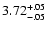 $\rm 3.72^{+.05}_{-.05 }$