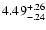 $\rm 4.49^{+.26}_{-.24 }$