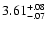 $\rm 3.61^{+.08}_{-.07 }$