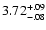 $\rm 3.72^{+.09}_{-.08 }$