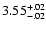 $\rm 3.55^{+.02}_{-.02 }$
