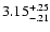 $\rm 3.15^{+.25}_{-.21 }$