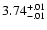 $\rm 3.74^{+.01}_{-.01 }$