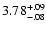 $\rm 3.78^{+.09}_{-.08 }$