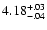 $\rm 4.18^{+.03}_{-.04 }$