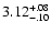 $\rm 3.12^{+.08}_{-.10 }$