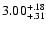 $\rm 3.00^{+.18}_{+.31 }$