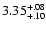 $\rm 3.35^{+.08}_{+.10 }$