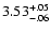 $\rm 3.53^{+.05}_{-.06 }$