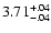 $\rm 3.71^{+.04}_{-.04 }$