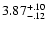 $\rm 3.87^{+.10}_{-.12 }$