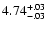 $\rm 4.74^{+.03}_{-.03 }$