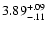 $\rm 3.89^{+.09}_{-.11 }$