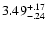 $\rm 3.49^{+.17}_{-.24 }$