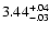$\rm 3.44^{+.04}_{-.03 }$