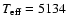 $T_{\rm eff} = 5134$