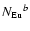${N_{\rm Eu}}^{b}$
