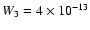 $W_3=4\times 10^{-13}$