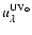 $u_{\lambda}^{{\rm UV}_\odot}$
