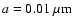 $a=0.01~\mu{\rm m}$