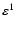${\varepsilon }^{{1}}$