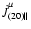 $j_{(20)\Vert
}^{\mu }$