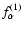 $f_{\alpha }^{(1)}$