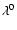 ${\lambda ^{0}}$