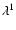 ${\lambda ^{1}}$