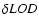 $\delta LOD$