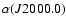$\alpha (J2000.0)$