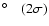 $^{\circ} \quad (2\sigma)$