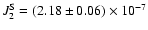$J_2^{\rm S} = (2.18\pm 0.06) \times 10^{-7}$