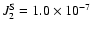$J_2^{\rm S}=1.0\times 10^{-7}$