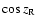 $\cos z_{\rm R}$