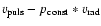 $v_{\rm puls}-p_{\rm const}*v_{\rm rad}$