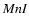 $Mn {\sc I}$