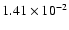 $1.41\times 10^{-2}$