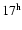 $\rm 17^h$