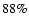$88\%$