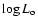 $\log{L_{\rm o}}$