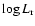 $\log{L_{\rm r}}$