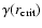 $\gamma(r_{\rm crit})$