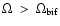 $\Omega ~ > ~ \Omega_{\rm bif}$