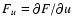 $F_{u}={\partial F}/{\partial u}$
