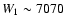 $W_1\sim
7070$