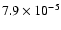 $7.9\times 10^{-5}$