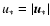 $u_*=\vert\vec{u}_*\vert$
