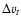 $\Delta v_t$