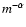 $m^{-\alpha}$